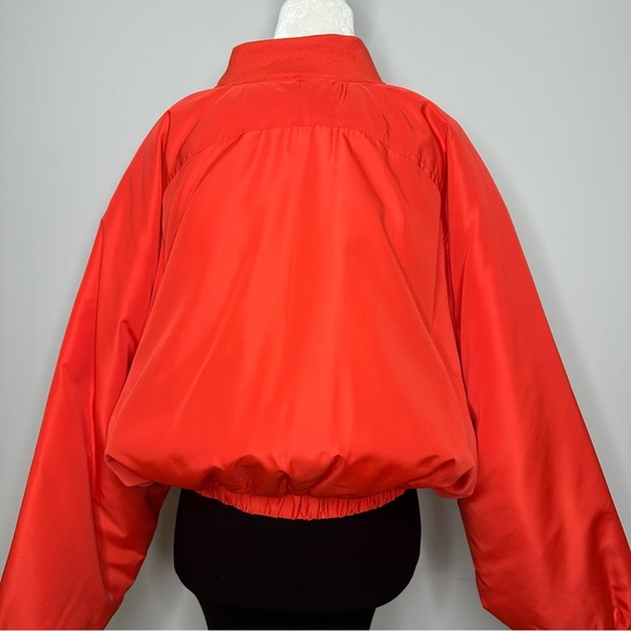 Forever 21 Orange Crop Bomber Jacket - Picture 15 of 15